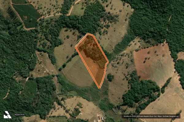 Imagem de satélite de Laranjeiras Ou Cascabulho em SÃO FRANCISCO DE PAULA - MG