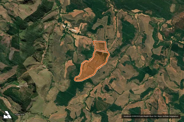 Imagem de satélite de Sitio Recanto De Niteroi em SENADOR FIRMINO - MG