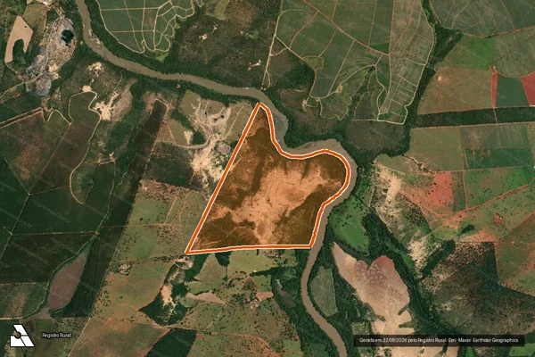 Imagem de satélite de Fazenda Lagoa Grande em MARTINHO CAMPOS - MG