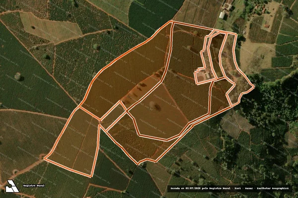 Imagem de satélite de Fazenda Sete Lagoas em ITAMOGI - MG