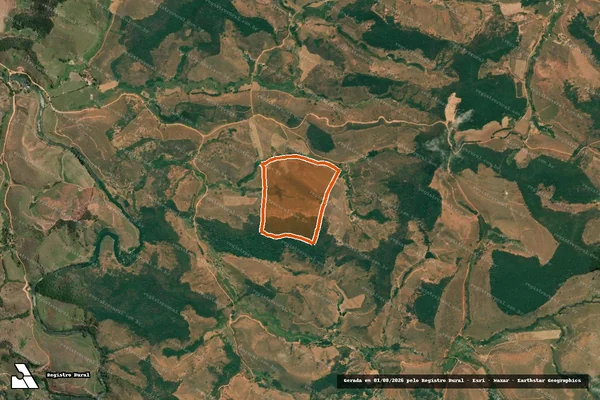 Imagem de satélite de Sitio do Piao em JEQUERI - MG
