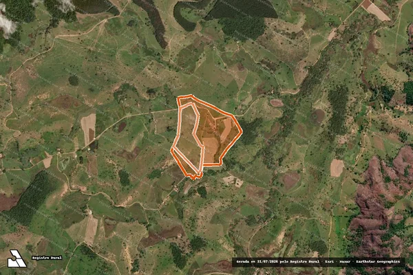 Imagem de satélite de SANTA EFIGENIA em MUTUM - MG