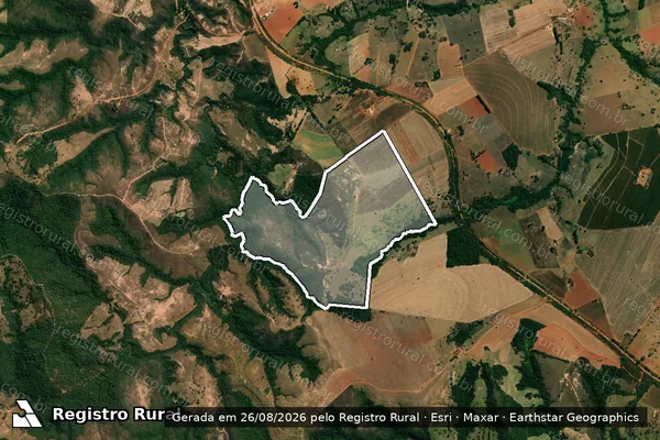 Imagem de satélite de FAZENDA ALAGOAS em PATOS DE MINAS - MG