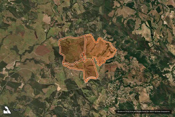 Imagem de satélite de Fazenda Do Sitio em ESMERALDAS - MG