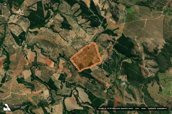 Imagem de satélite de FAZENDA BURITIS em SANTO ANTÔNIO DO MONTE - MG