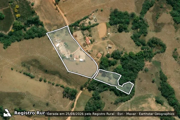 Imagem de satélite de BOA VISTA em NOVA RESENDE - MG