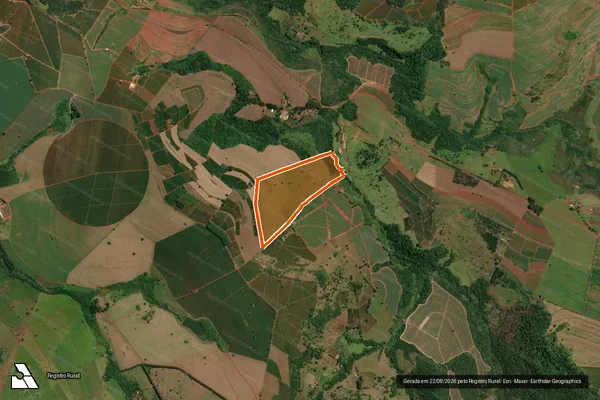 Imagem de satélite de Fazenda Retiro Da Barra em SÃO SEBASTIÃO DO PARAÍSO - MG
