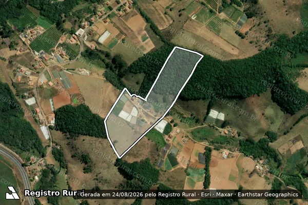 Imagem de satélite de Sitio Fagundes em BARBACENA - MG