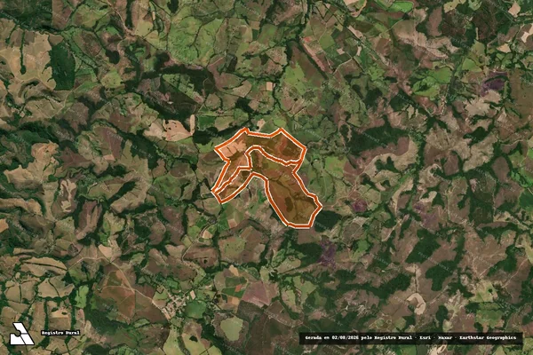 Imagem de satélite de FAZENDA BARRO PRETO GL 02 em BARBACENA - MG