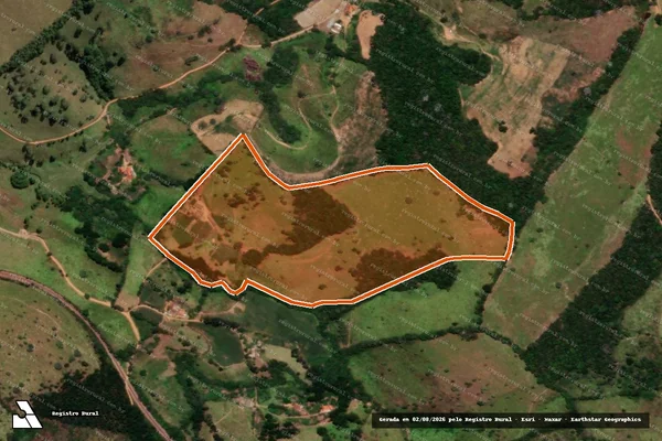 Imagem de satélite de PIRANGUINHA E SOARES em SENHORA DOS REMÉDIOS - MG