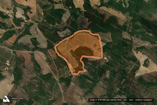 Imagem de satélite de Potreiro De Baixo E Ursa em RITÁPOLIS - MG