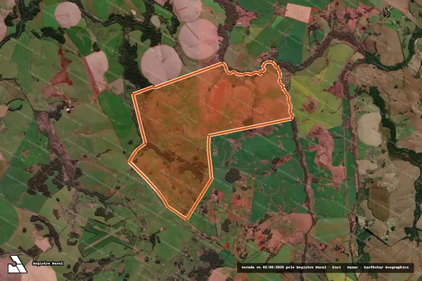 Imagem de satélite de Fazenda Sitio Paraiso em SÃO LUIZ GONZAGA - RS