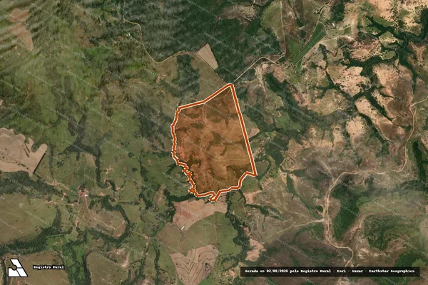 Imagem de satélite de FAZENDA ANDRADE em VARJÃO DE MINAS - MG