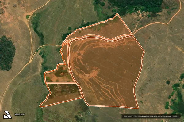 Imagem de satélite de Sitio Sao Francisco em VISCONDE DO RIO BRANCO - MG