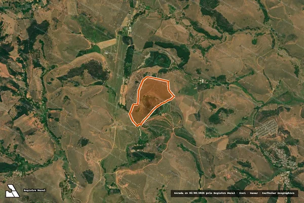 Imagem de satélite de Sitio Aldeia em VISCONDE DO RIO BRANCO - MG