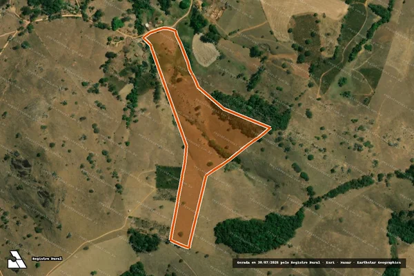 Imagem de satélite de Sitio Ns Aparecida em CAMPESTRE - MG