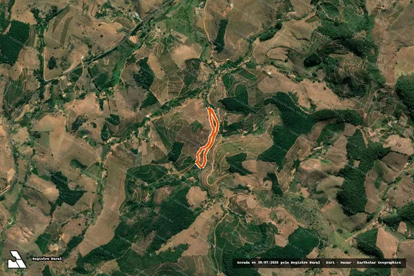 Imagem de satélite de CORREGO BATATAL em MATIPÓ - MG