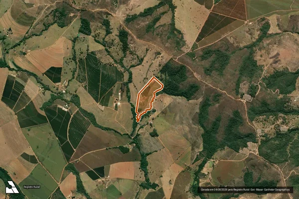 Imagem de satélite de FAZENDA SANTO ANTONIO em PATROCÍNIO - MG