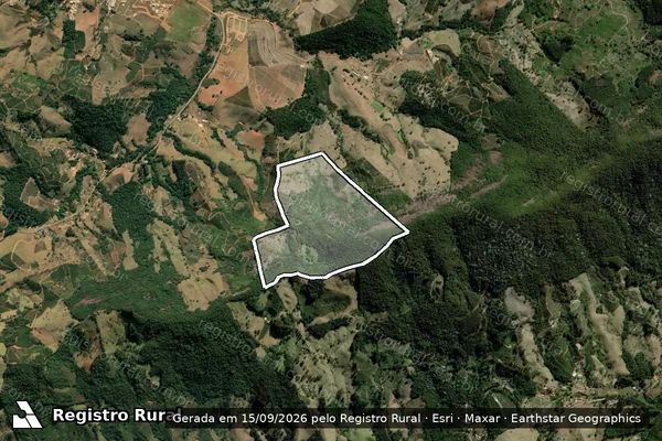 Imagem de satélite de SITIO TAQUARAL em CONCEIÇÃO DAS PEDRAS - MG