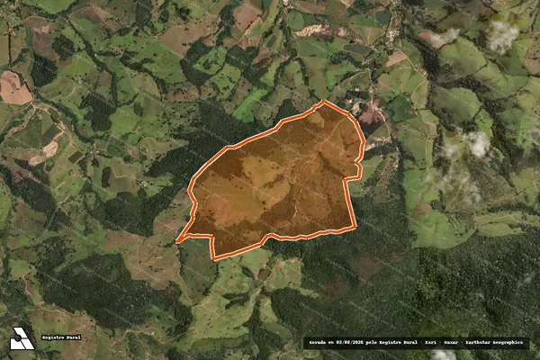 Imagem de satélite de SITIO SANTO ANTONIO em CONGONHAL - MG