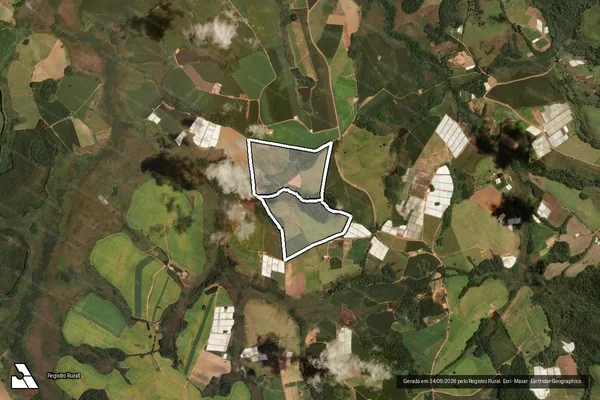 Imagem de satélite de Campo do Meio em ESPÍRITO SANTO DO DOURADO - MG