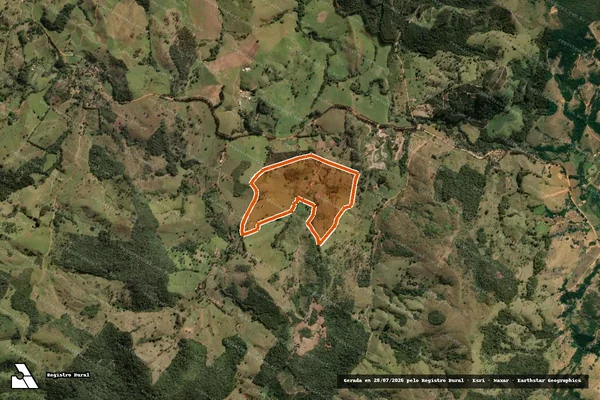 Imagem de satélite de FAZENDINHA DO BIMBO em MONTE SIÃO - MG