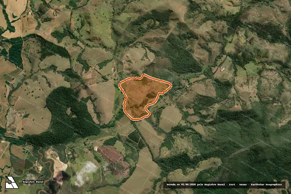 Imagem de satélite de Sitio Bom Pastor em BAEPENDI - MG