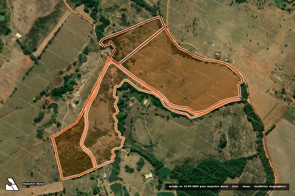 Imagem de satélite de SITIO CACHOEIRINHA em LAVRAS - MG