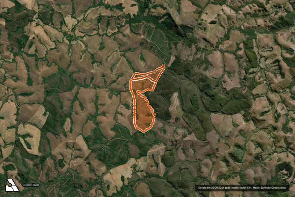Imagem de satélite de Fazenda Do Cedro em LIMA DUARTE - MG