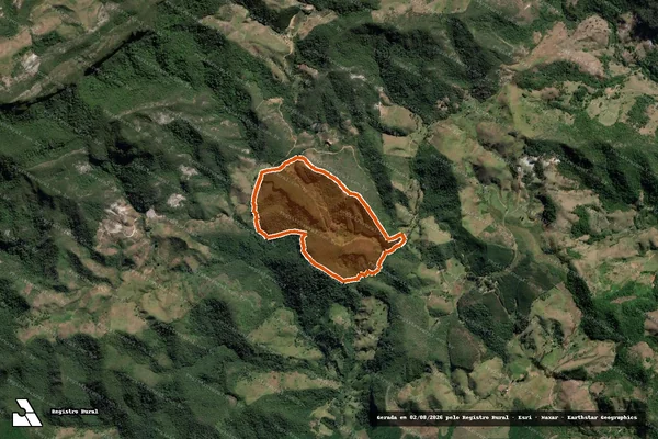 Imagem de satélite de Fazenda Casa Das Pedras em RIO PRETO - MG