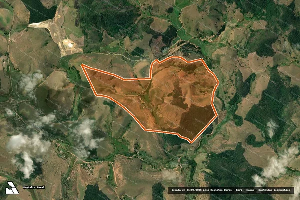 Imagem de satélite de Fazenda Sao Francisco em VOLTA GRANDE - MG