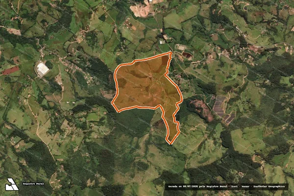 Imagem de satélite de Sitio São José em CAMANDUCAIA - MG