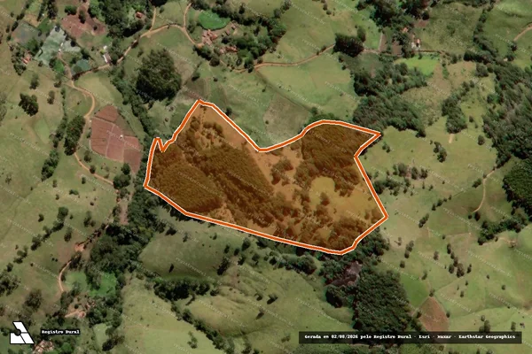 Imagem de satélite de Sitio Pedra Chta em CÓRREGO DO BOM JESUS - MG