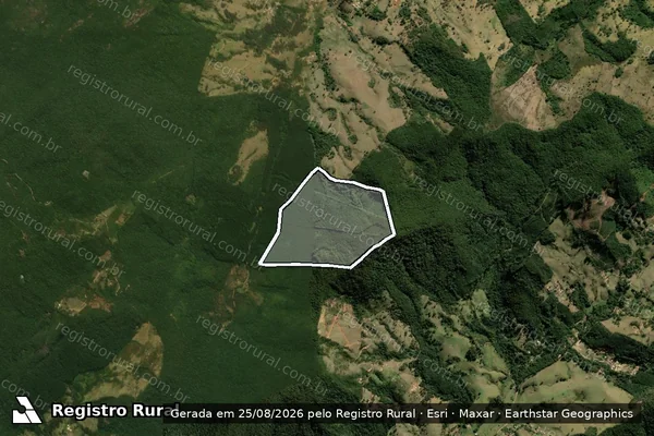 Imagem de satélite de Sitio Sao Jose em EXTREMA - MG