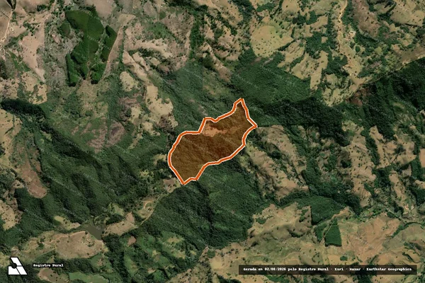 Imagem de satélite de Sitio Retiro Dos Cabritos em PIRANGUÇU - MG