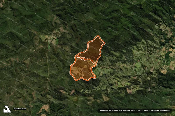 Imagem de satélite de Fazenda Terras Altas em SAPUCAÍ-MIRIM - MG