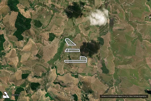 Imagem de satélite de SÍTIO ESPERANÇA em ECOPORANGA - ES