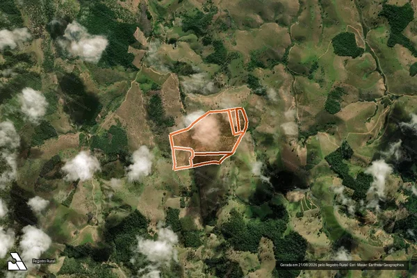 Imagem de satélite de SÍTIO DO OURO em ECOPORANGA - ES