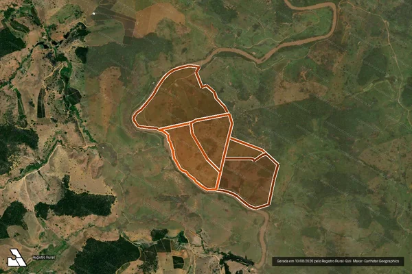 Imagem de satélite de FAZENDA SAO MIGUEL em ECOPORANGA - ES