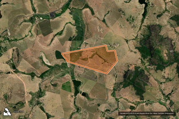 Imagem de satélite de FAZENDA MUNDO NOVO em ECOPORANGA - ES