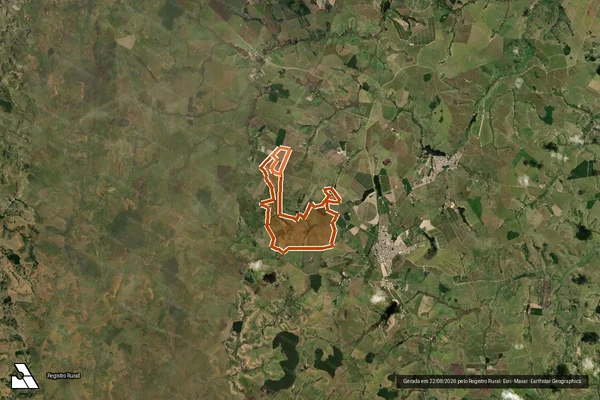 Imagem de satélite de FAZENDA CAMPO VERDE em MUCURICI - ES
