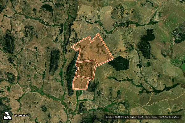Imagem de satélite de Fazenda Mimosa em PONTO BELO - ES