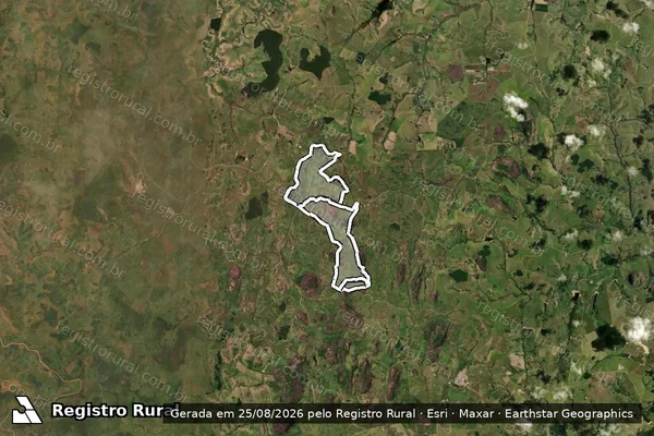 Imagem de satélite de Fazenda Três Barras em PONTO BELO - ES