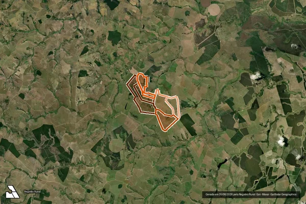 Imagem de satélite de Fazenda Santa Fe em MUCURICI - ES
