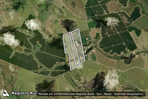 Imagem de satélite de Rancho WA em MUCURICI - ES