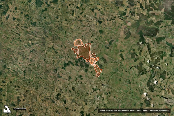 Imagem de satélite de FAZENDA NOVO HORIZONTE em MUCURICI - ES