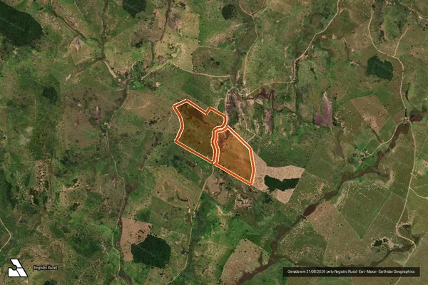 Imagem de satélite de Fazenda Maralina em PONTO BELO - ES
