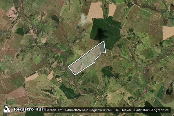 Imagem de satélite de Fazenda Nossa Senhora Aparecida em MUCURICI - ES