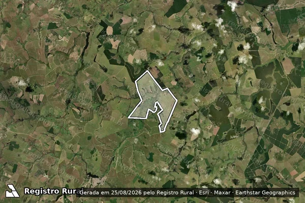 Imagem de satélite de Fazenda Baixa Alegre em MUCURICI - ES
