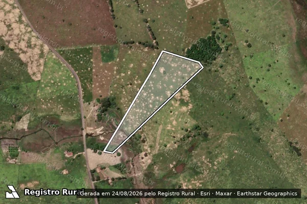 Imagem de satélite de Fazenda Sao Raimundo em MUCURICI - ES